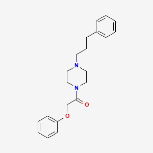 2-Phenoxy-1-[4-(3-phenylpropyl)piperazin-1-yl]ethan-1-one