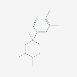 1,2-Dimethyl-4-(1,3,4-trimethylcyclohexyl)benzene