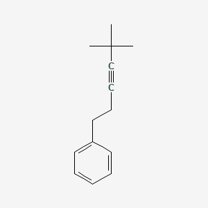 Benzene, (5,5-dimethyl-3-hexynyl)-