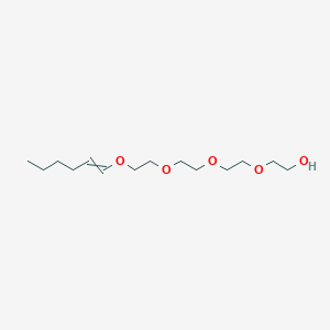 molecular formula C14H28O5 B14194815 3,6,9,12-Tetraoxaoctadec-13-en-1-ol CAS No. 886469-11-0