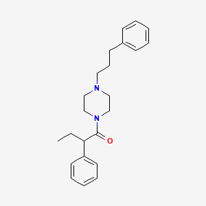 2-Phenyl-1-[4-(3-phenylpropyl)piperazin-1-yl]butan-1-one