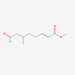 B14194837 Methyl 6-methyl-8-oxooct-2-enoate CAS No. 835597-88-1