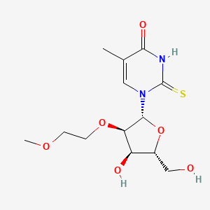 1-[2-O-(2-Methoxyethyl)-beta-D-ribofuranosyl]-5-methyl-2-sulfanylidene-2,3-dihydropyrimidin-4(1H)-one