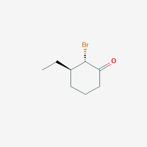 (2S,3R)-2-bromo-3-ethylcyclohexan-1-one