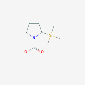 Methyl 2-(trimethylsilyl)pyrrolidine-1-carboxylate