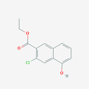 Ethyl 3-chloro-5-hydroxynaphthalene-2-carboxylate