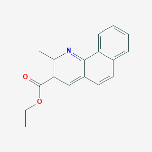 molecular formula C17H15NO2 B14194907 Ethyl 2-methylbenzo[H]quinoline-3-carboxylate CAS No. 879895-04-2