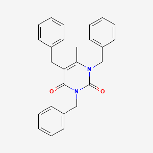 1,3,5-Tribenzyl-6-methyl-pyrimidine-2,4-dione