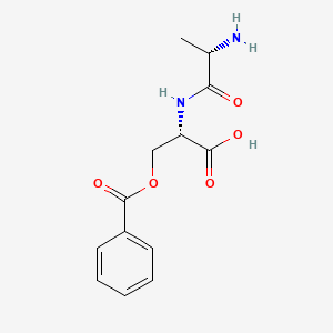 molecular formula C13H16N2O5 B14194925 L-Alanyl-O-benzoyl-L-serine CAS No. 921934-41-0