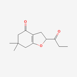 6,6-Dimethyl-2-propanoyl-3,5,6,7-tetrahydro-1-benzofuran-4(2H)-one