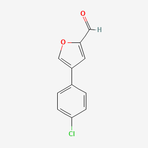 4-(4-Chlorophenyl)furan-2-carbaldehyde