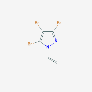 3,4,5-Tribromo-1-ethenyl-1H-pyrazole