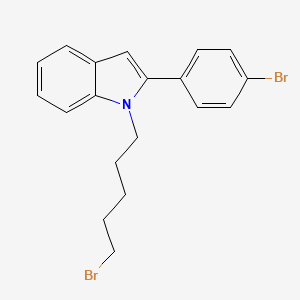 1-(5-Bromopentyl)-2-(4-bromophenyl)-1H-indole