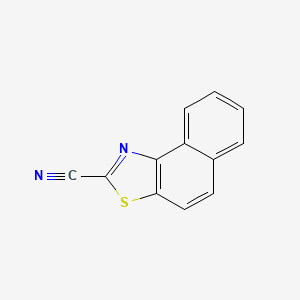B1419507 Naphtho[1,2-D]thiazole-2-carbonitrile CAS No. 39785-46-1