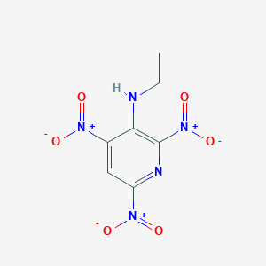 N-Ethyl-2,4,6-trinitropyridin-3-amine