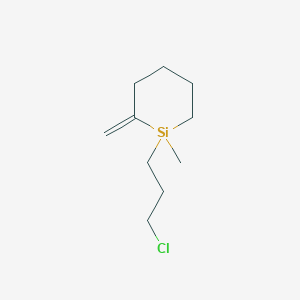 molecular formula C10H19ClSi B14195085 1-(3-Chloropropyl)-1-methyl-2-methylidenesilinane CAS No. 919801-06-2