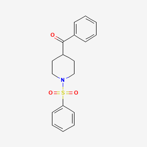 [1-(Benzenesulfonyl)piperidin-4-yl](phenyl)methanone