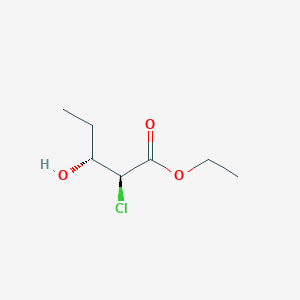 molecular formula C7H13ClO3 B14195096 Ethyl (2S,3R)-2-chloro-3-hydroxypentanoate CAS No. 832110-41-5