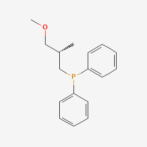 molecular formula C17H21OP B14195125 [(2S)-3-Methoxy-2-methylpropyl](diphenyl)phosphane CAS No. 918943-10-9