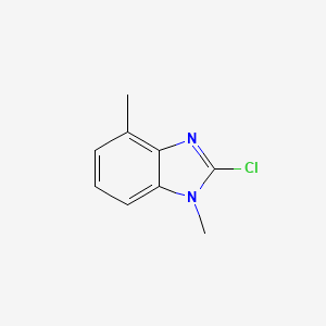 B1419513 2-chloro-1,4-dimethyl-1H-benzo[d]imidazole CAS No. 24133-84-4