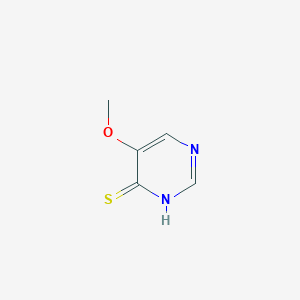 molecular formula C5H6N2OS B1419515 5-甲氧基嘧啶-4(3H)-硫酮 CAS No. 51793-91-0
