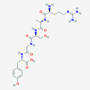 N~5~-(Diaminomethylidene)-L-ornithyl-L-alanyl-L-serylglycyl-L-tyrosine