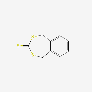 molecular formula C9H8S3 B14195171 1,5-Dihydro-3H-2,4-benzodithiepine-3-thione CAS No. 850004-74-9