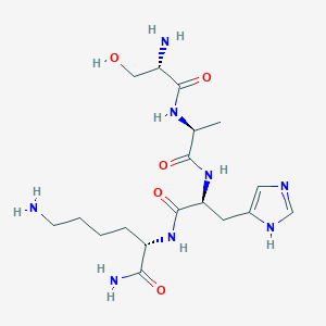 L-Seryl-L-alanyl-L-histidyl-L-lysinamide