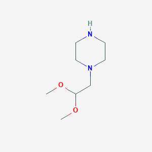 B1419521 1-(2,2-Dimethoxyethyl)piperazine CAS No. 82516-03-8