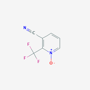 3-Cyano-2-(trifluoromethyl)pyridine 1-oxide