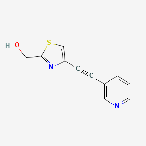 {4-[(Pyridin-3-yl)ethynyl]-1,3-thiazol-2-yl}methanol