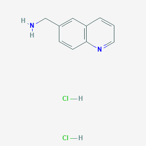 B1419523 Quinolin-6-ylmethanamine dihydrochloride CAS No. 1185694-50-1