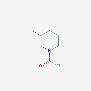 molecular formula C7H12ClNO B1419530 3-甲基哌啶-1-甲酰氯 CAS No. 64920-80-5