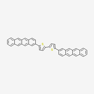 molecular formula C44H26S2 B14195334 5,5'-Di(tetracen-2-yl)-2,2'-bithiophene CAS No. 844633-96-1