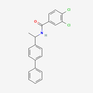 N-[1-(Biphenyl-4-yl)ethyl]-3,4-dichlorobenzamide