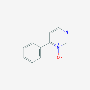 6-(2-Methylphenyl)-1-oxo-1lambda~5~-pyrimidine