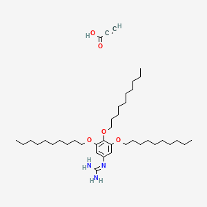 Prop-2-ynoic acid;2-(3,4,5-tris-decoxyphenyl)guanidine