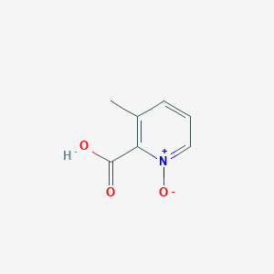 molecular formula C7H7NO3 B1419536 2-吡啶羧酸，3-甲基，1-氧化物 CAS No. 83199-81-9
