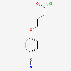 4-(4-Cyanophenoxy)butanoyl chloride