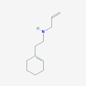 molecular formula C11H19N B14195394 N-[2-(Cyclohex-1-en-1-yl)ethyl]prop-2-en-1-amine CAS No. 918826-33-2