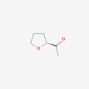 B1419540 (R)-1-(tetrahydrofuran-2-yl)ethanone CAS No. 666203-86-7