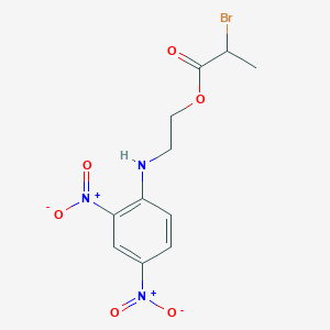 2-(2,4-Dinitroanilino)ethyl 2-bromopropanoate