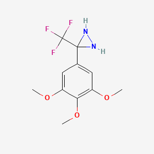 3-(Trifluoromethyl)-3-(3,4,5-trimethoxyphenyl)diaziridine