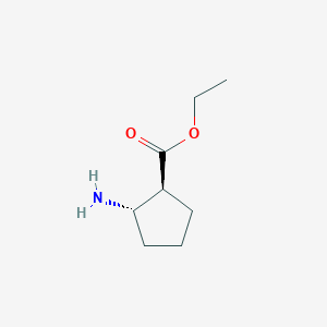 molecular formula C8H15NO2 B1419546 Ethyl (1S,2S)-2-Aminocyclopentanecarboxylate CAS No. 752181-59-2