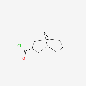 molecular formula C10H15ClO B14195502 Bicyclo[3.3.1]nonane-3-carbonyl chloride CAS No. 922497-06-1