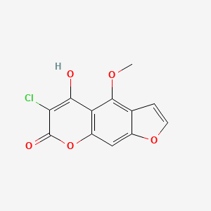 6-Chloro-5-hydroxy-4-methoxy-7H-furo[3,2-g][1]benzopyran-7-one