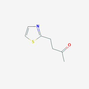 B1419555 4-(1,3-Thiazol-2-yl)butan-2-one CAS No. 933740-86-4