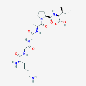 L-Lysylglycylglycyl-L-alanyl-L-prolyl-L-isoleucine