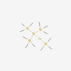 1,1,1,3,3,3-Hexamethyl-2-(trimethylsilyl)-2-[(trimethylsilyl)selanyl]trisilane