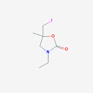 3-Ethyl-5-(iodomethyl)-5-methyl-1,3-oxazolidin-2-one